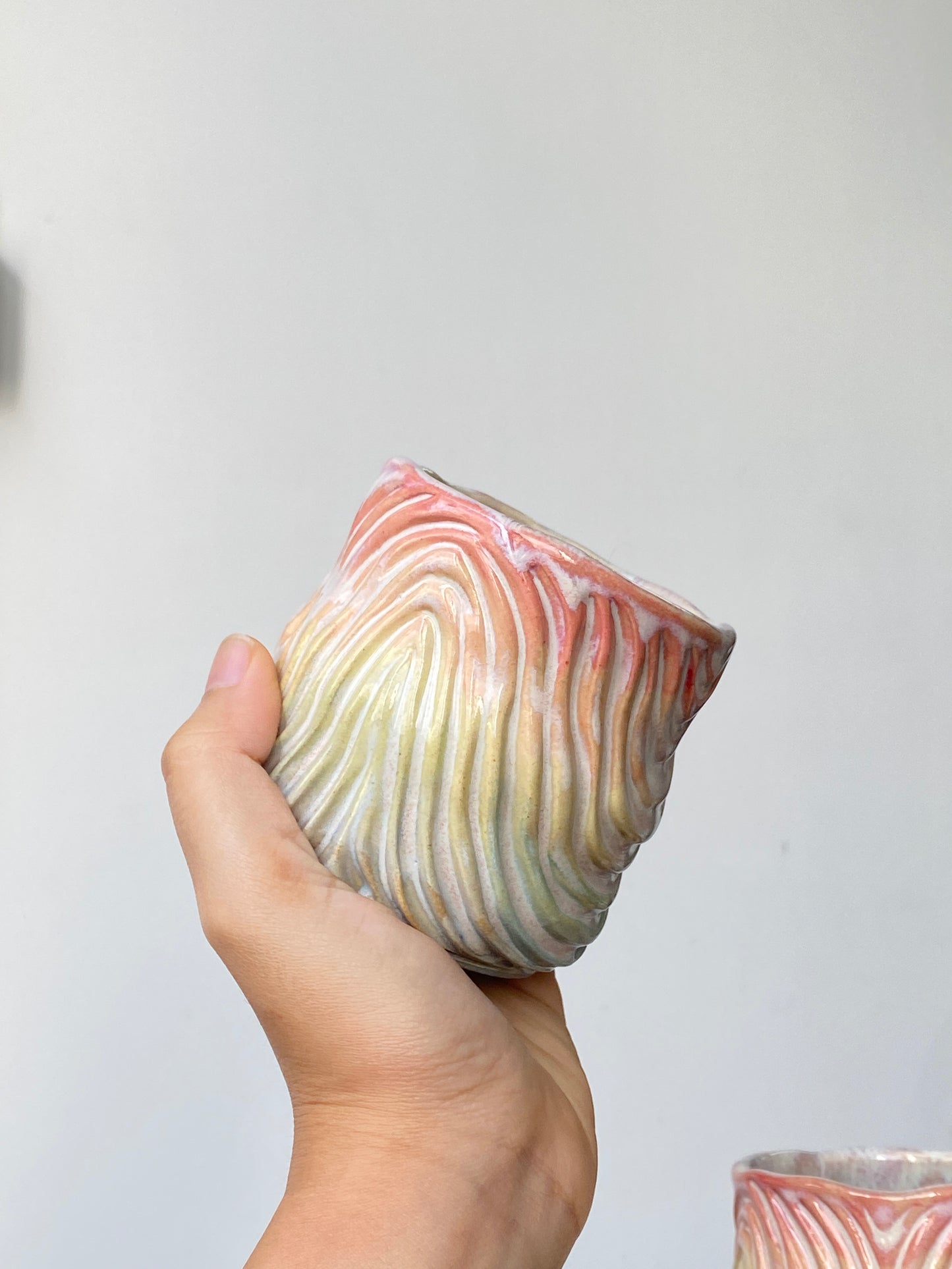 Pastel Rainbow Seabed Sipcup in MEDIUM