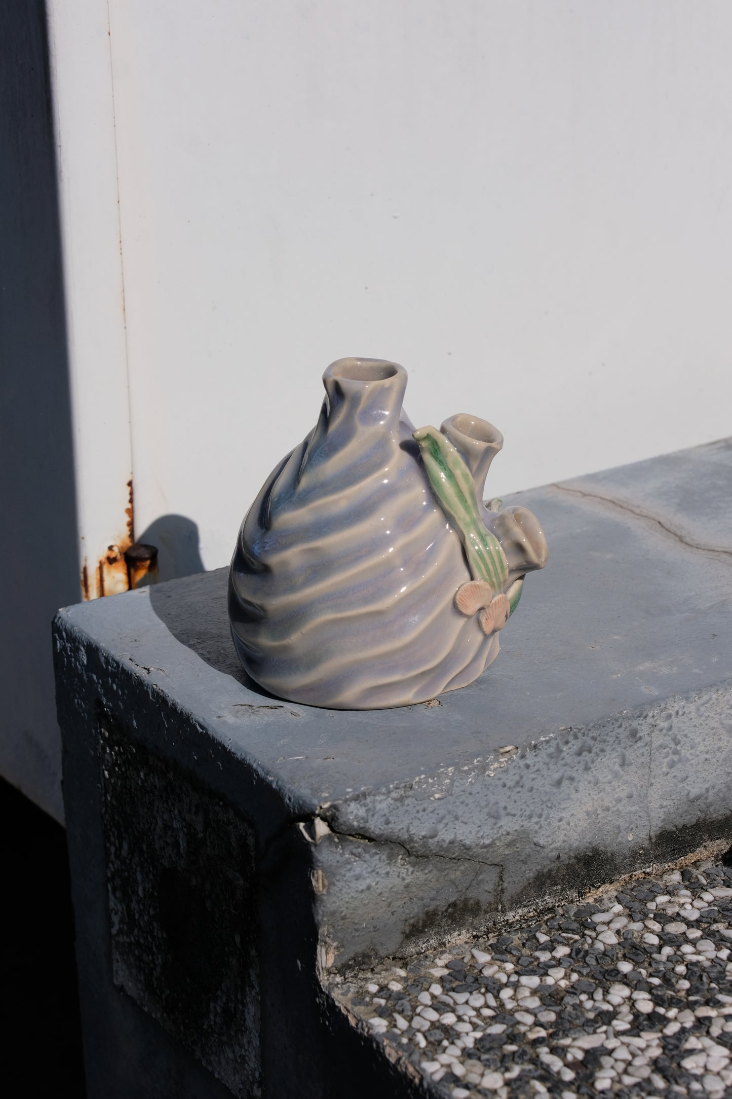 Seaheart Mini Bud Vase in Lavender Waters
