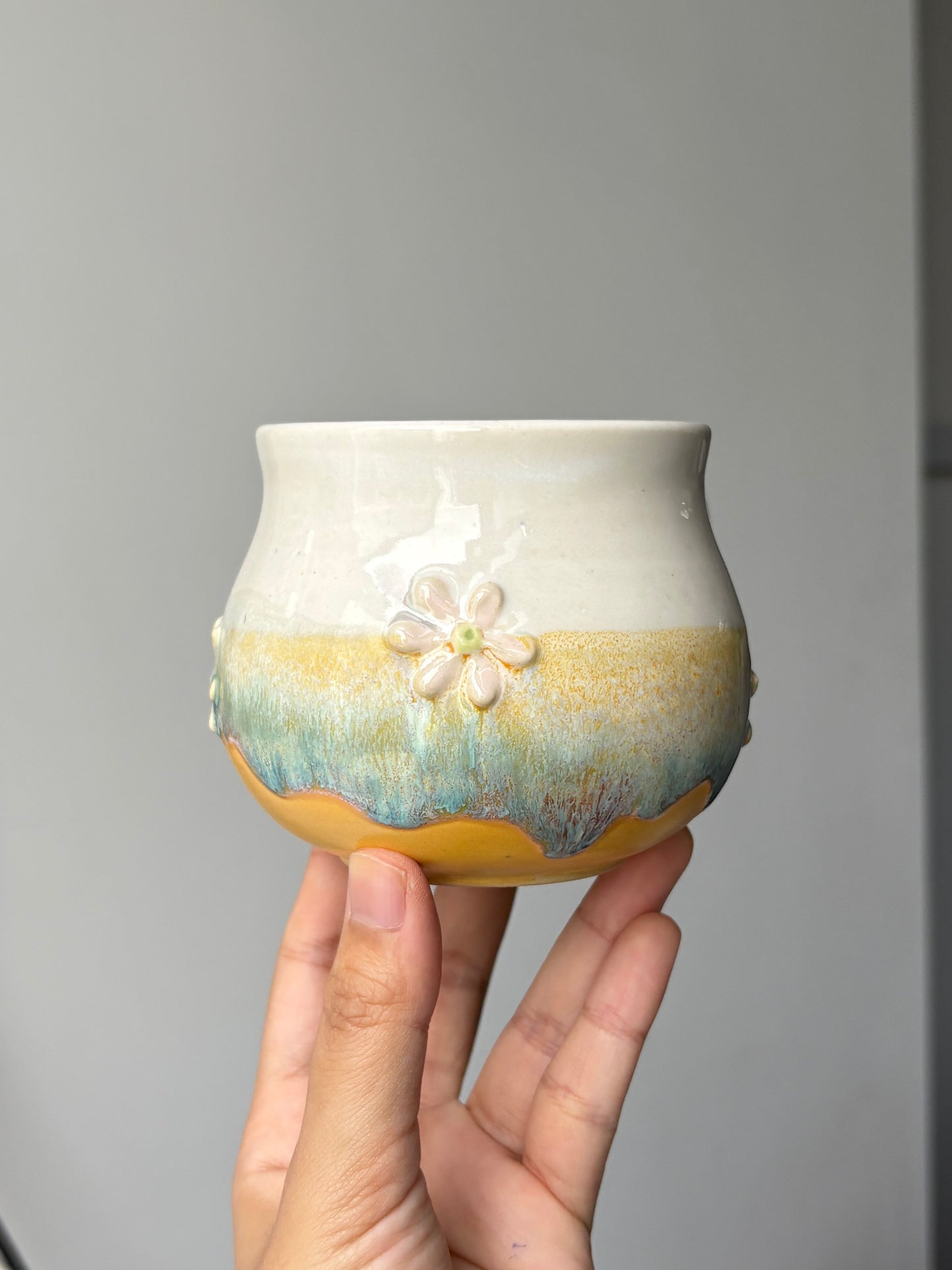 Daisy White-Bloom Mug (3)