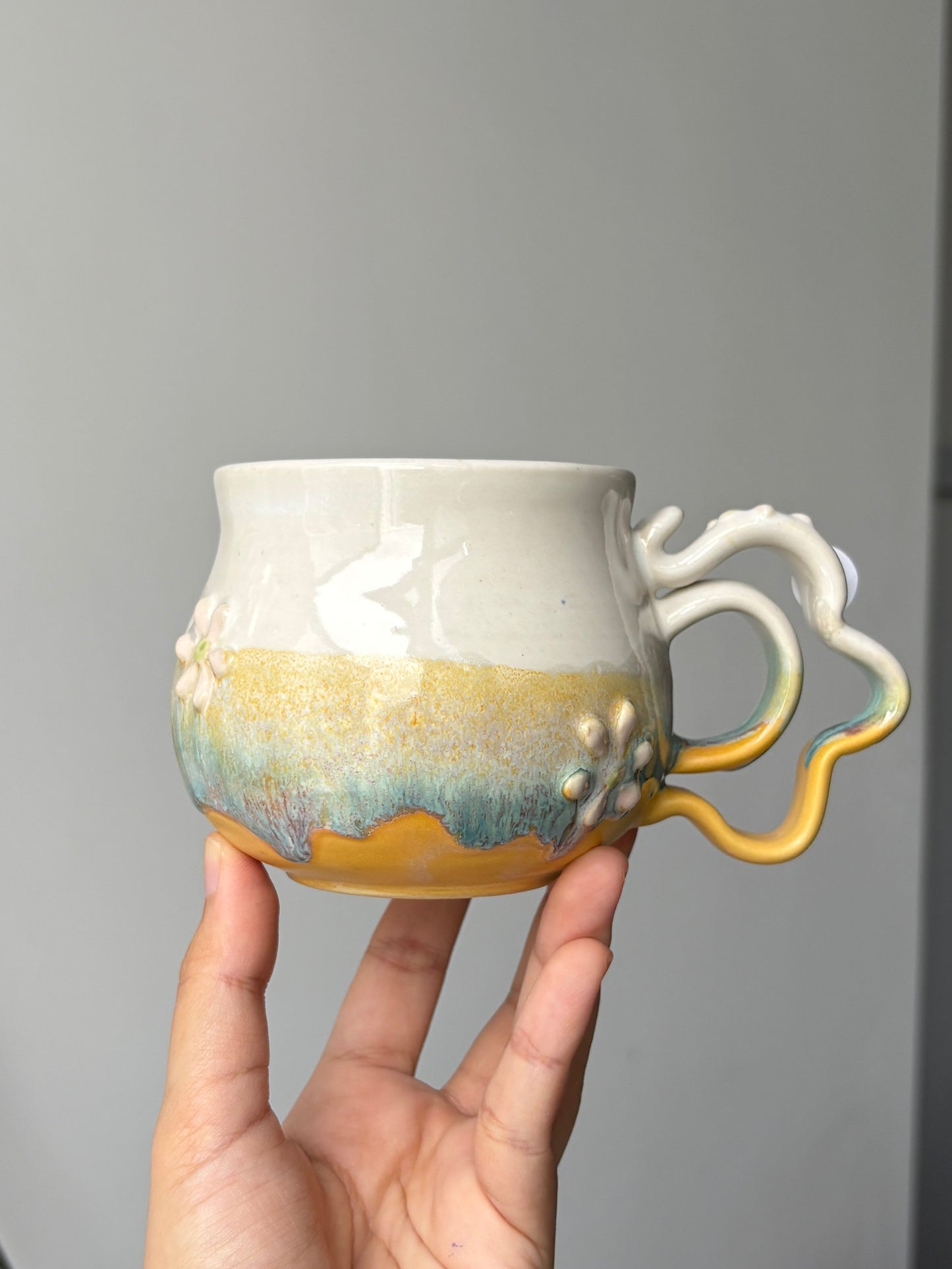 Daisy White-Bloom Mug (3)