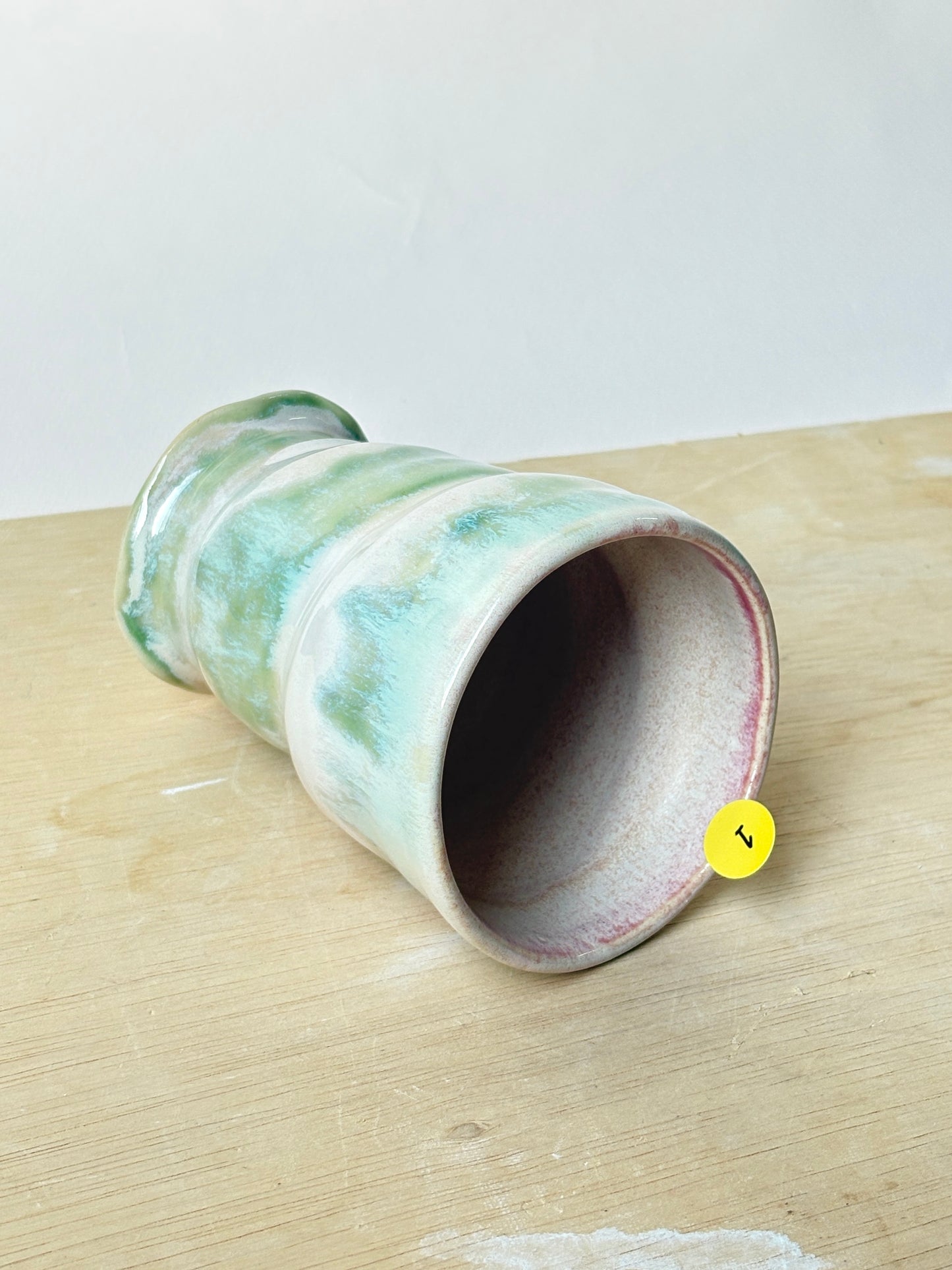 Shell Cup in Pink Moss (1)