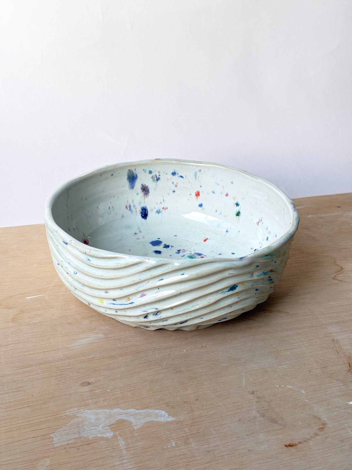 Seabed Confetti Dinner Bowl