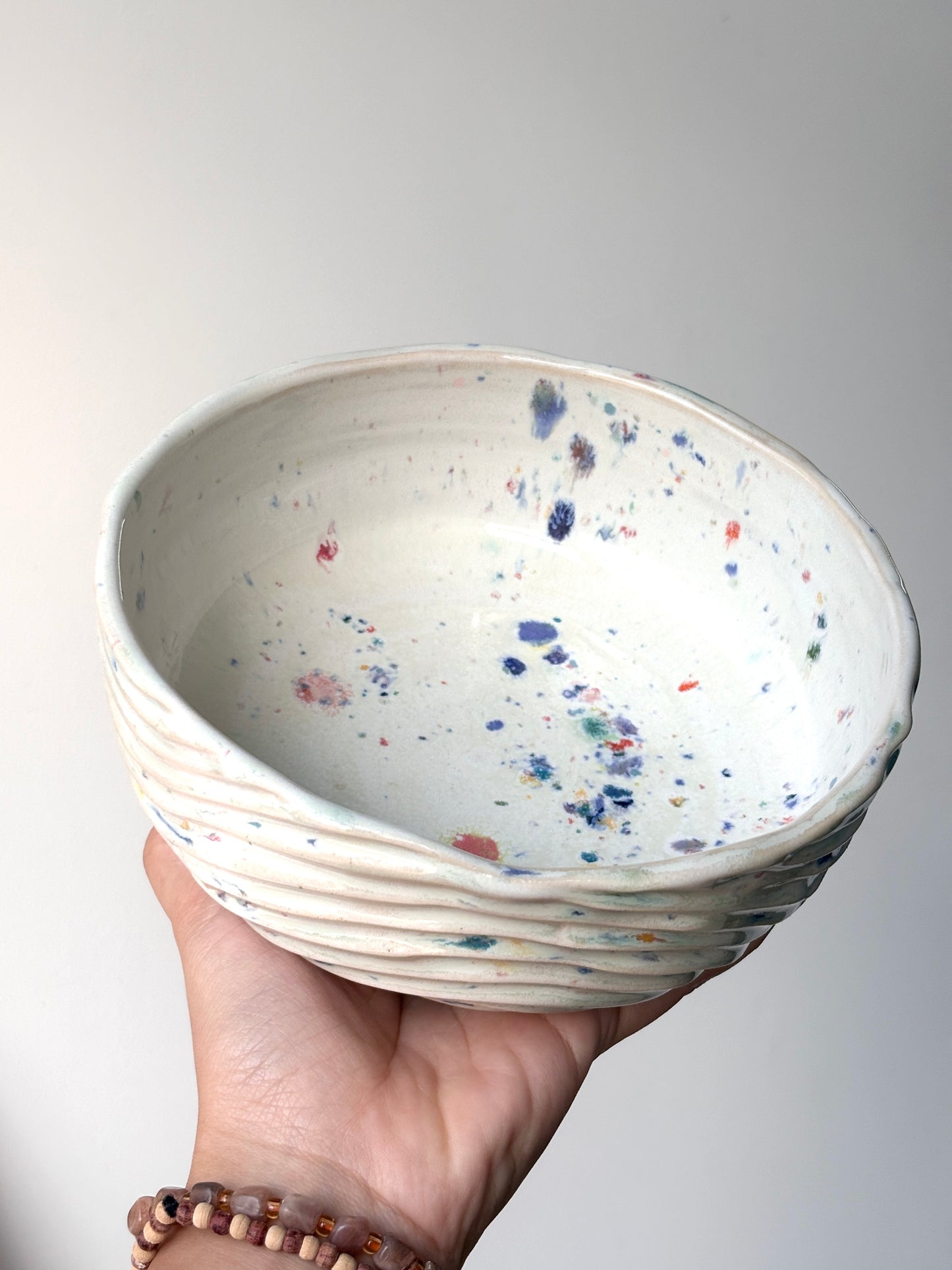 Seabed Confetti Dinner Bowl