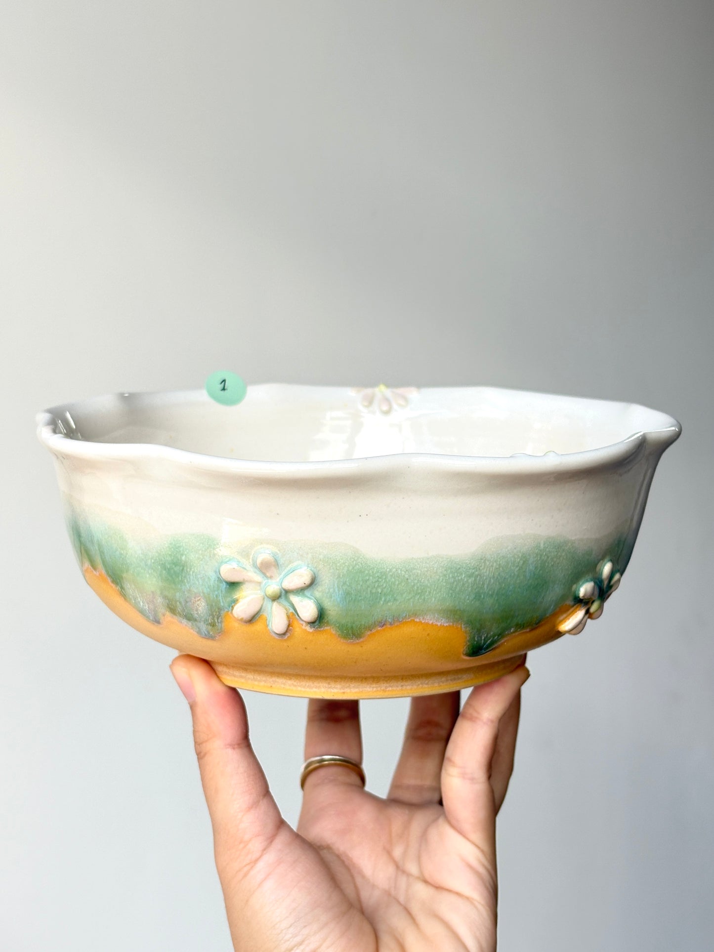 Bloom Dinner Bowl in Egg Yellow (1)