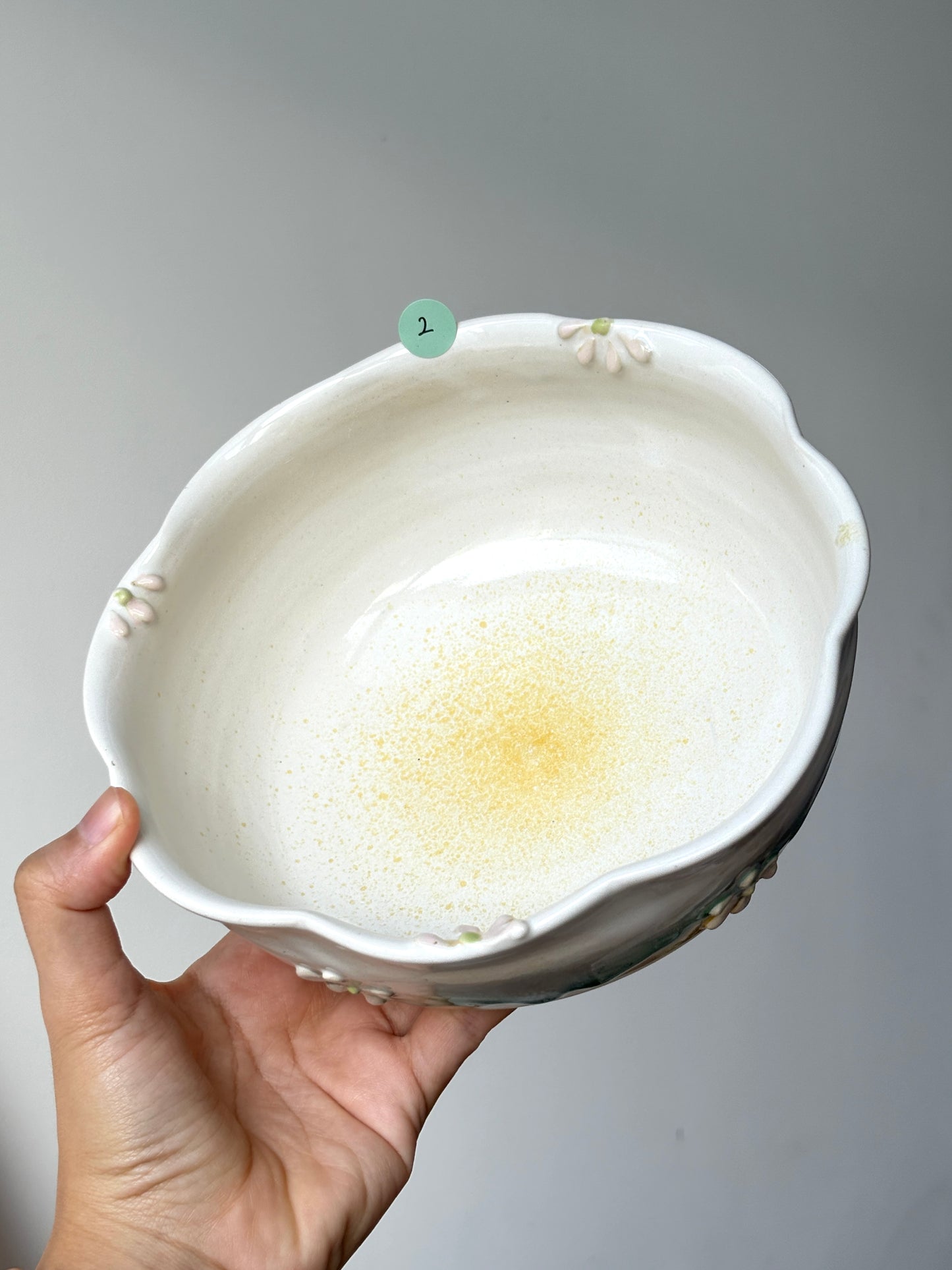 Bloom Dinner Bowl in Egg Yellow (2)