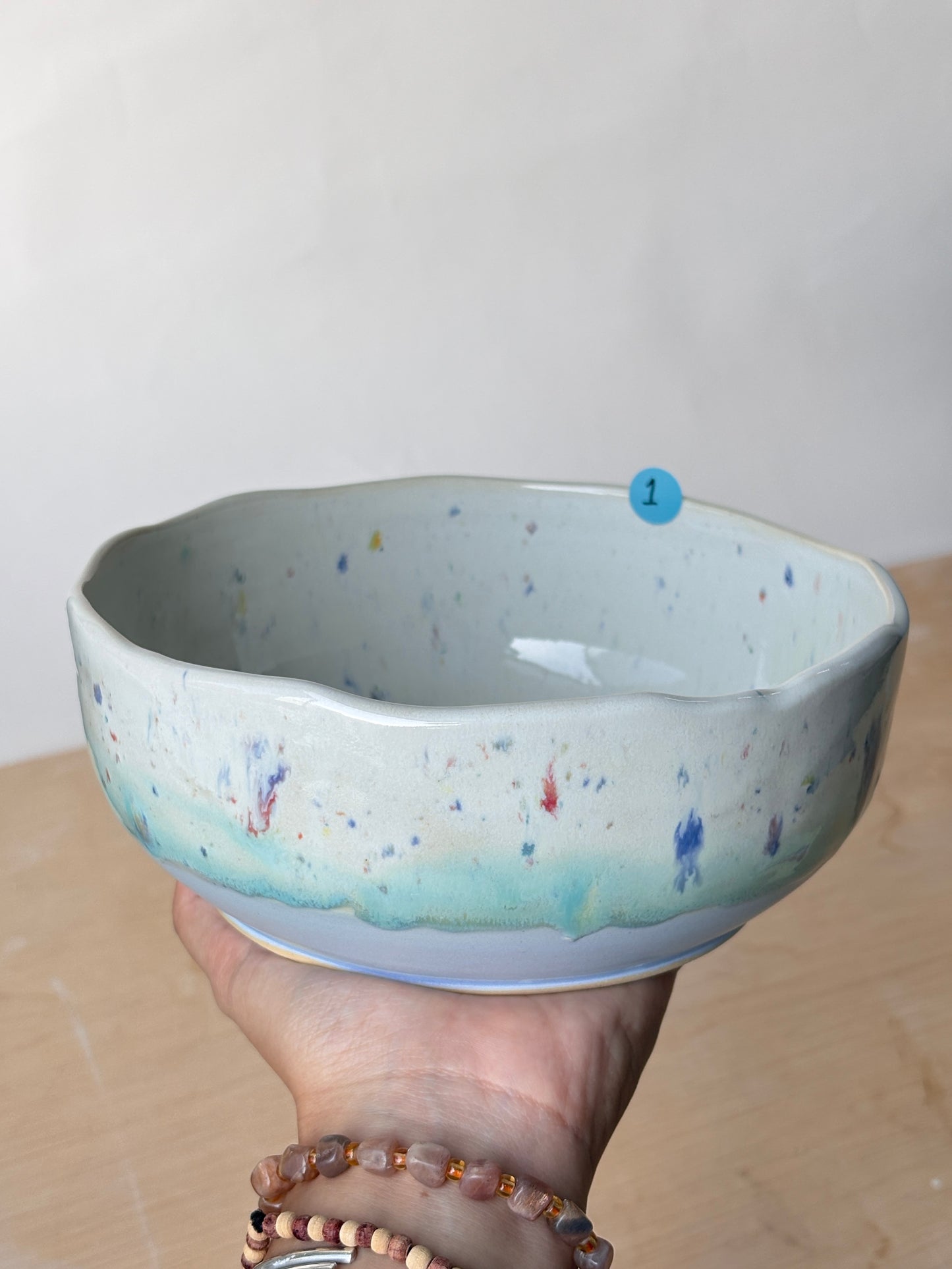 Normie Dinner Bowl in Confetti Blue (1)