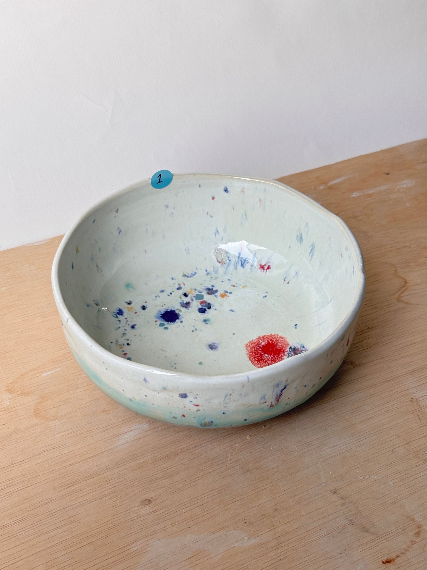 Normie Dinner Bowl in Confetti Blue (1)
