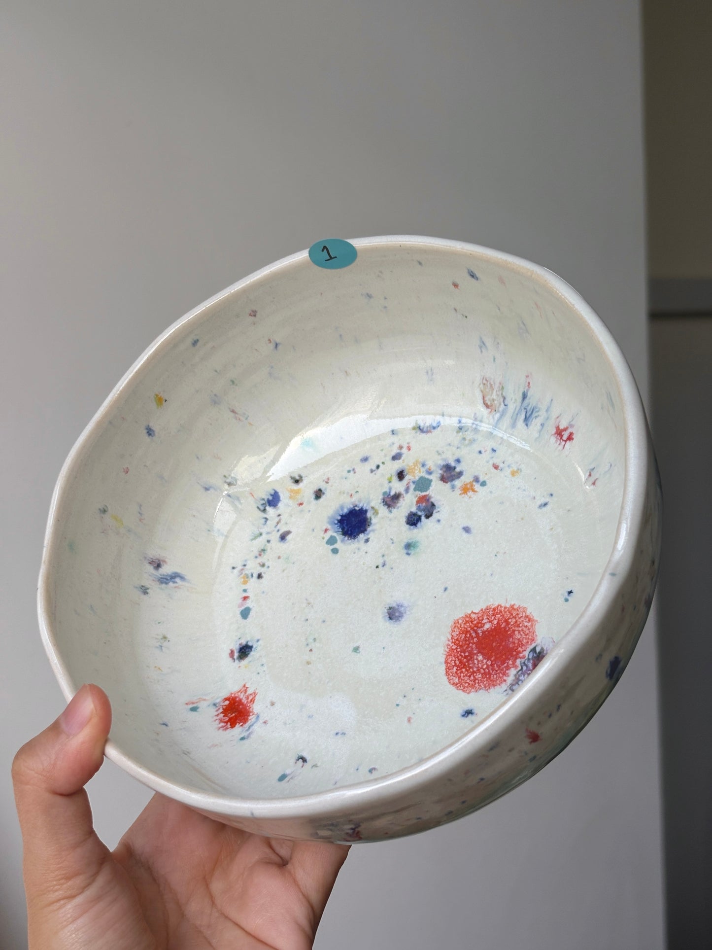 Normie Dinner Bowl in Confetti Blue (1)