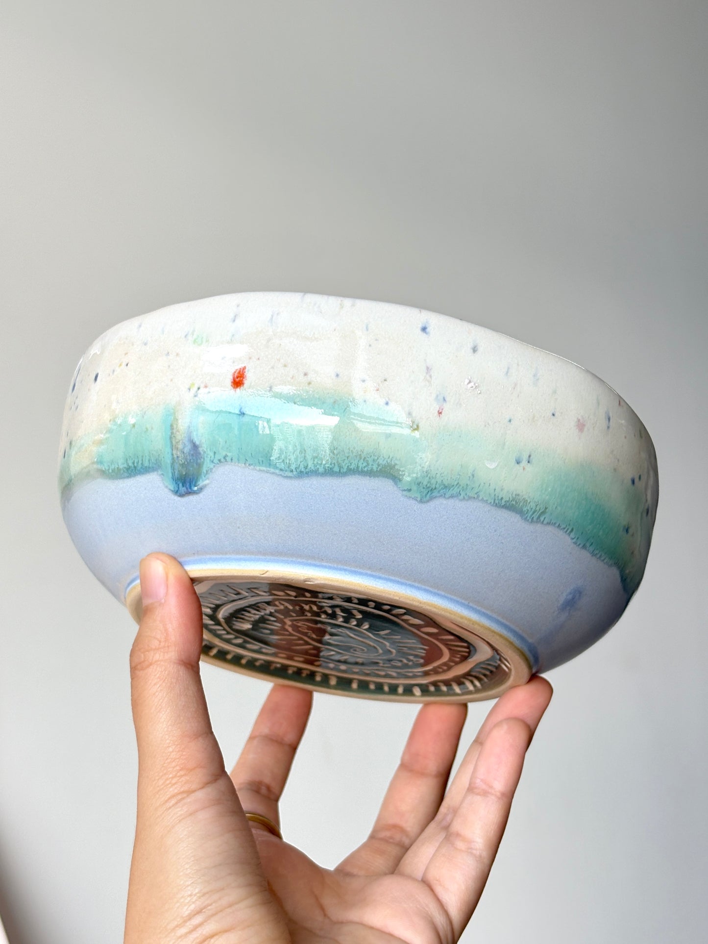 Normie Dinner Bowl in Confetti Blue (2)