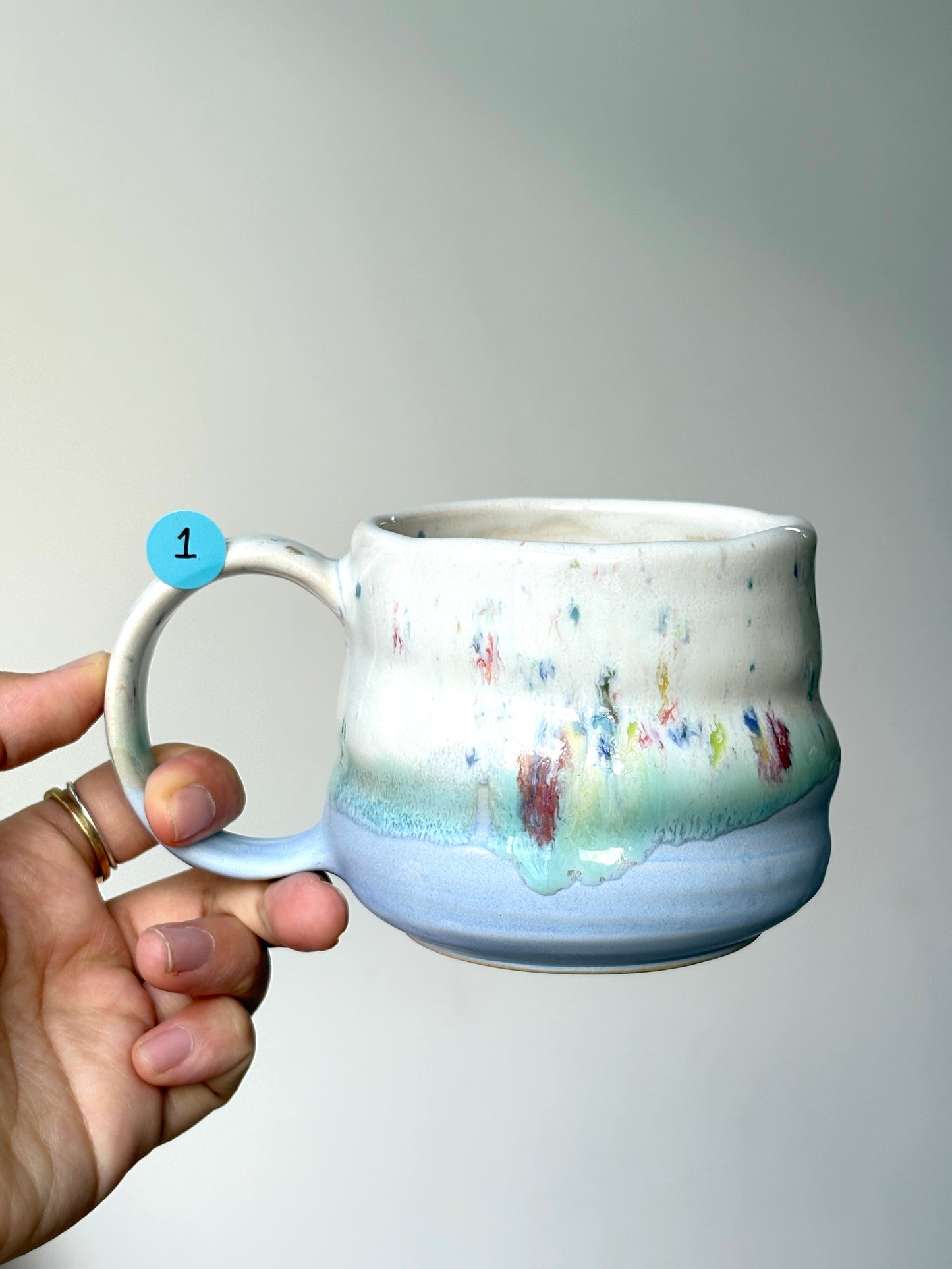 Confetti Blue normie Mug (1)
