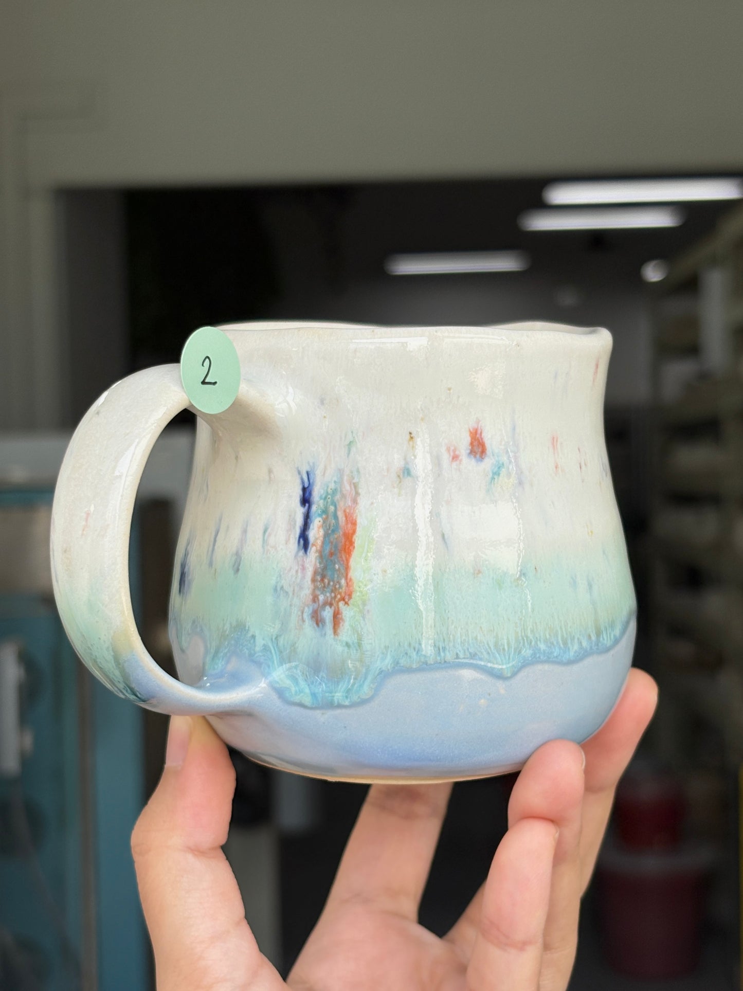 Confetti Blue Normie Mug (2)
