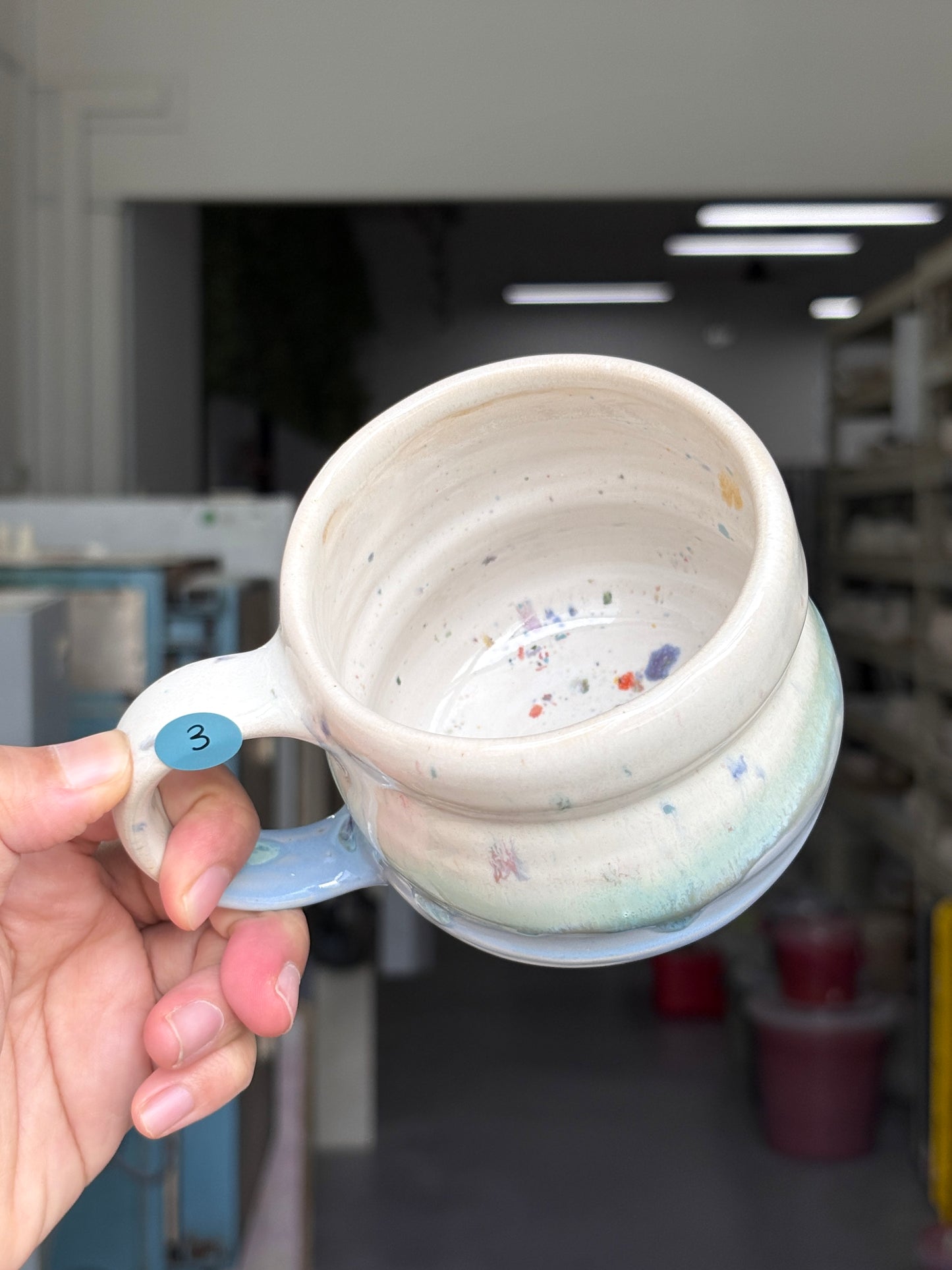 Confetti Blue Normie Mug (3)