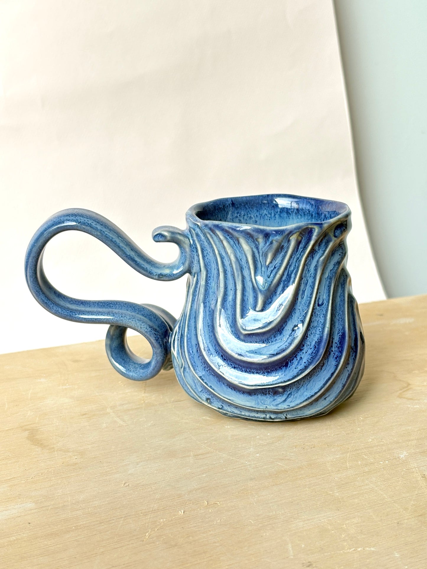 Medium Blue Seabed Mug