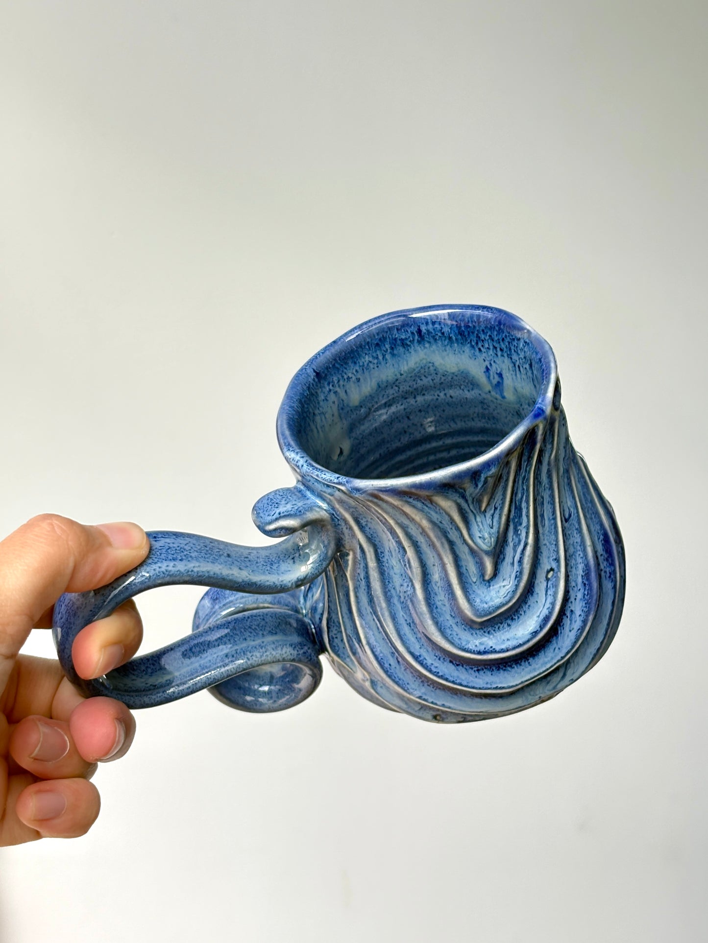 Medium Blue Seabed Mug