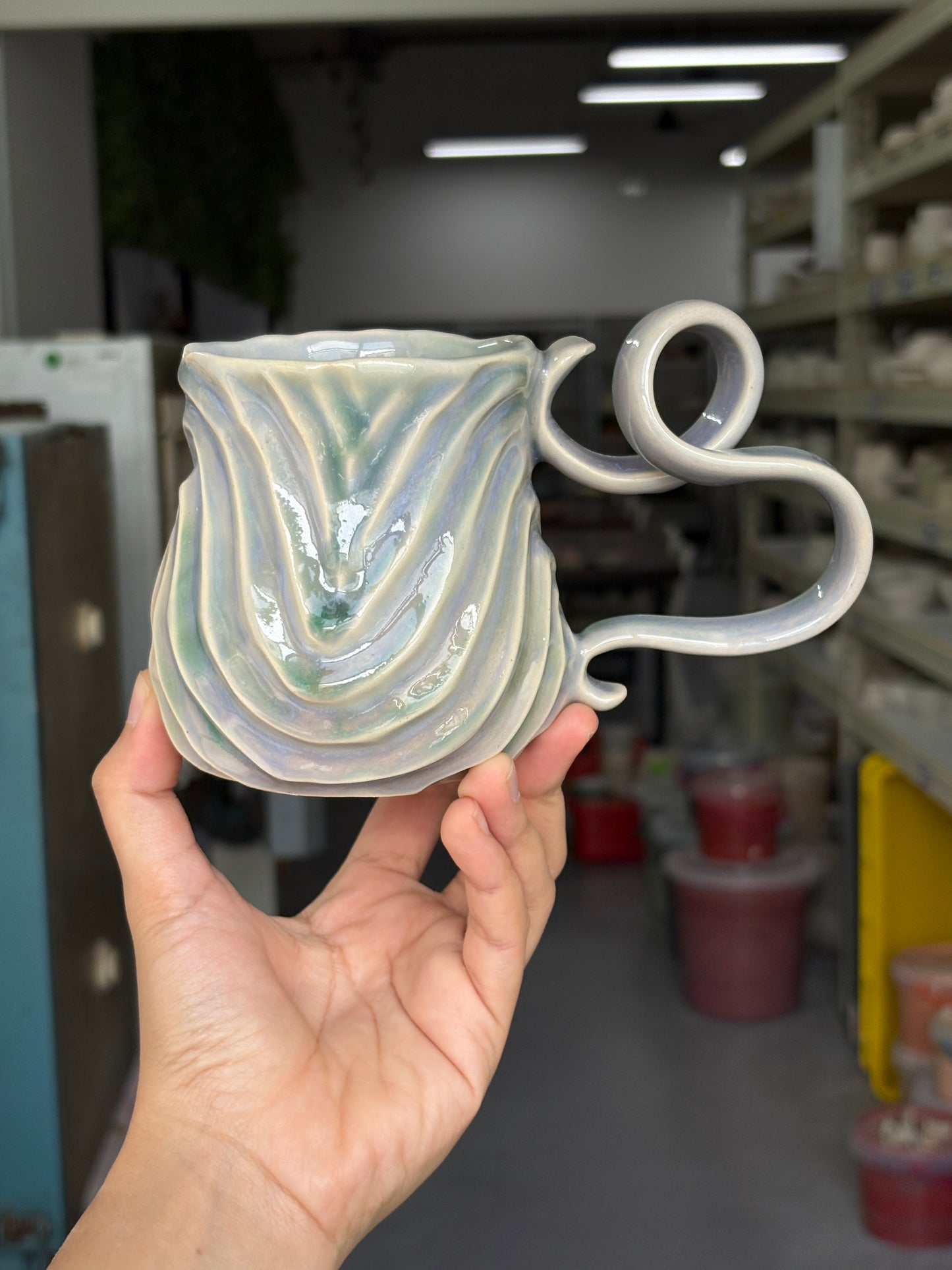 Lavender Sea Seabed Mug