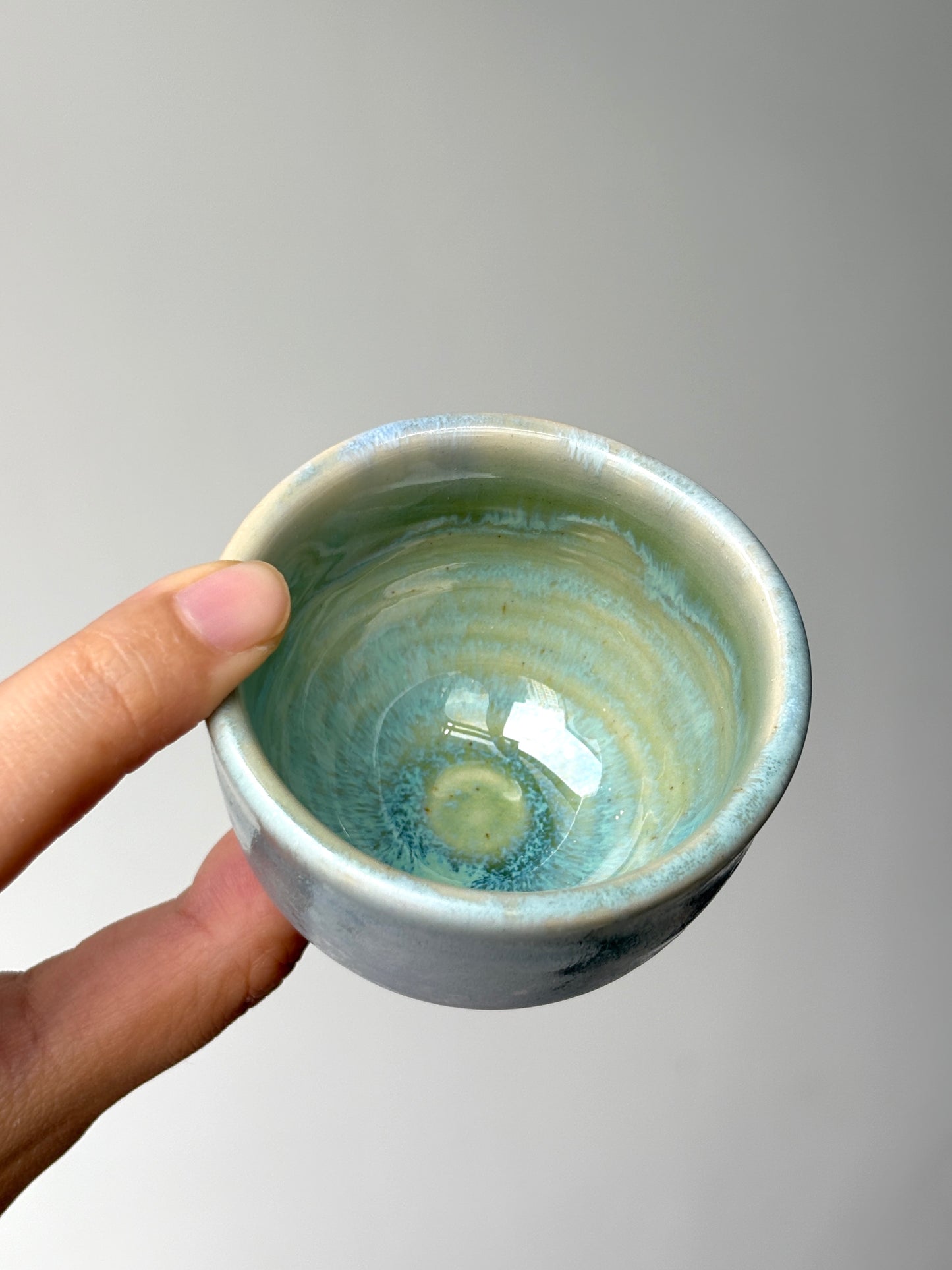 Powder Blue Sake / Tea Cup