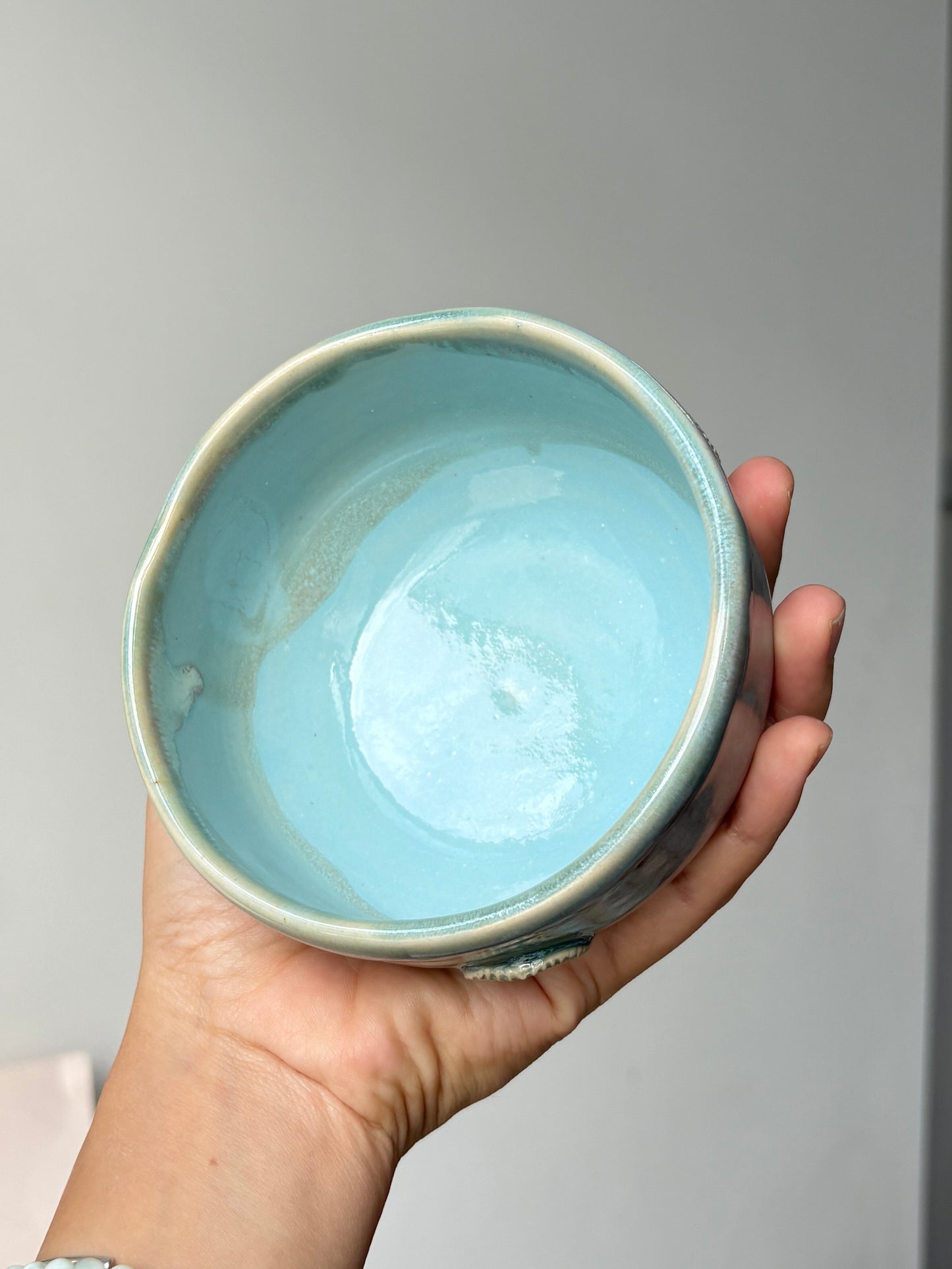 Ricebowl with Shells (Blue)