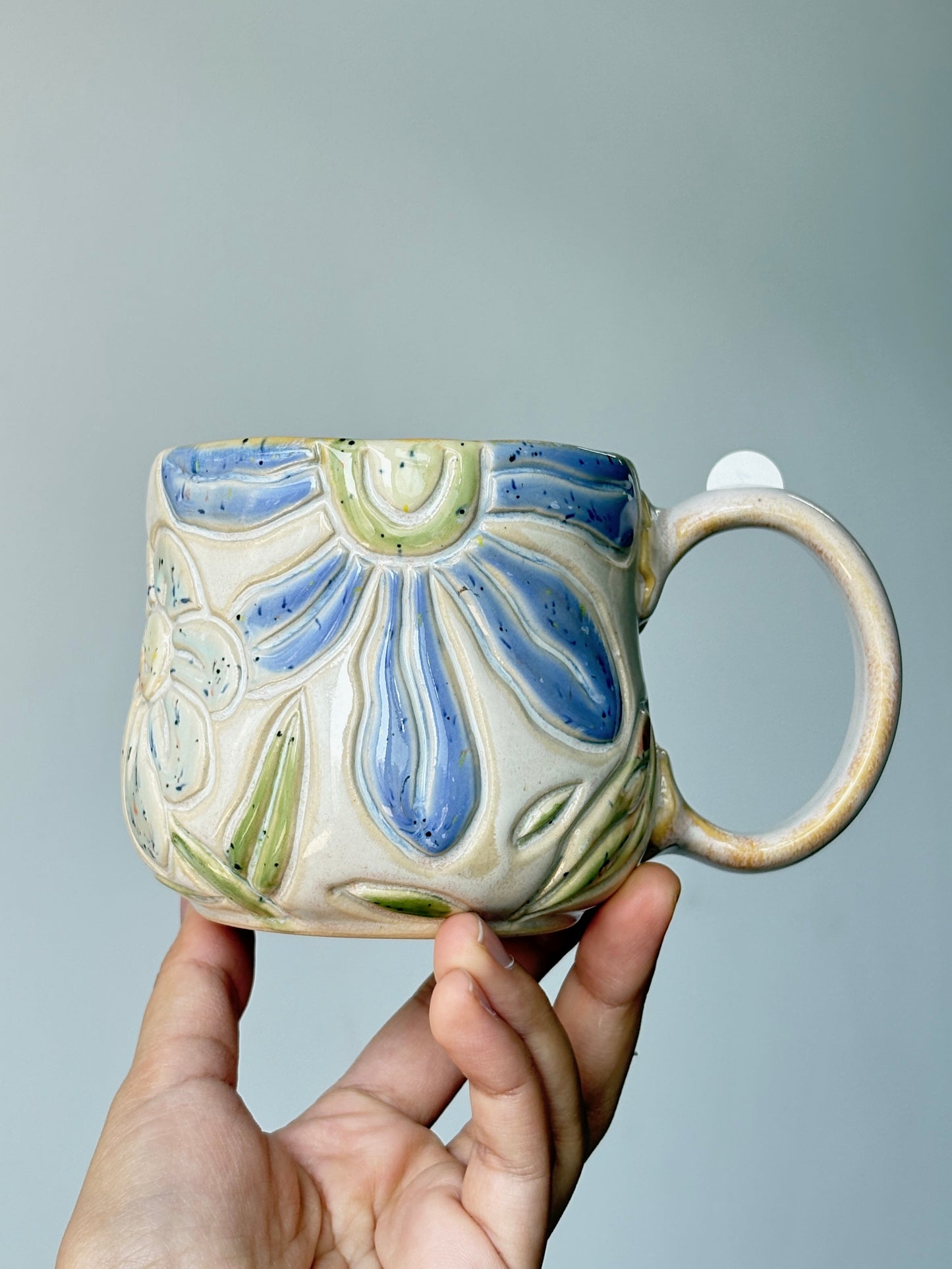 Bunga-Bunga Mug -Yellow Insides (1)