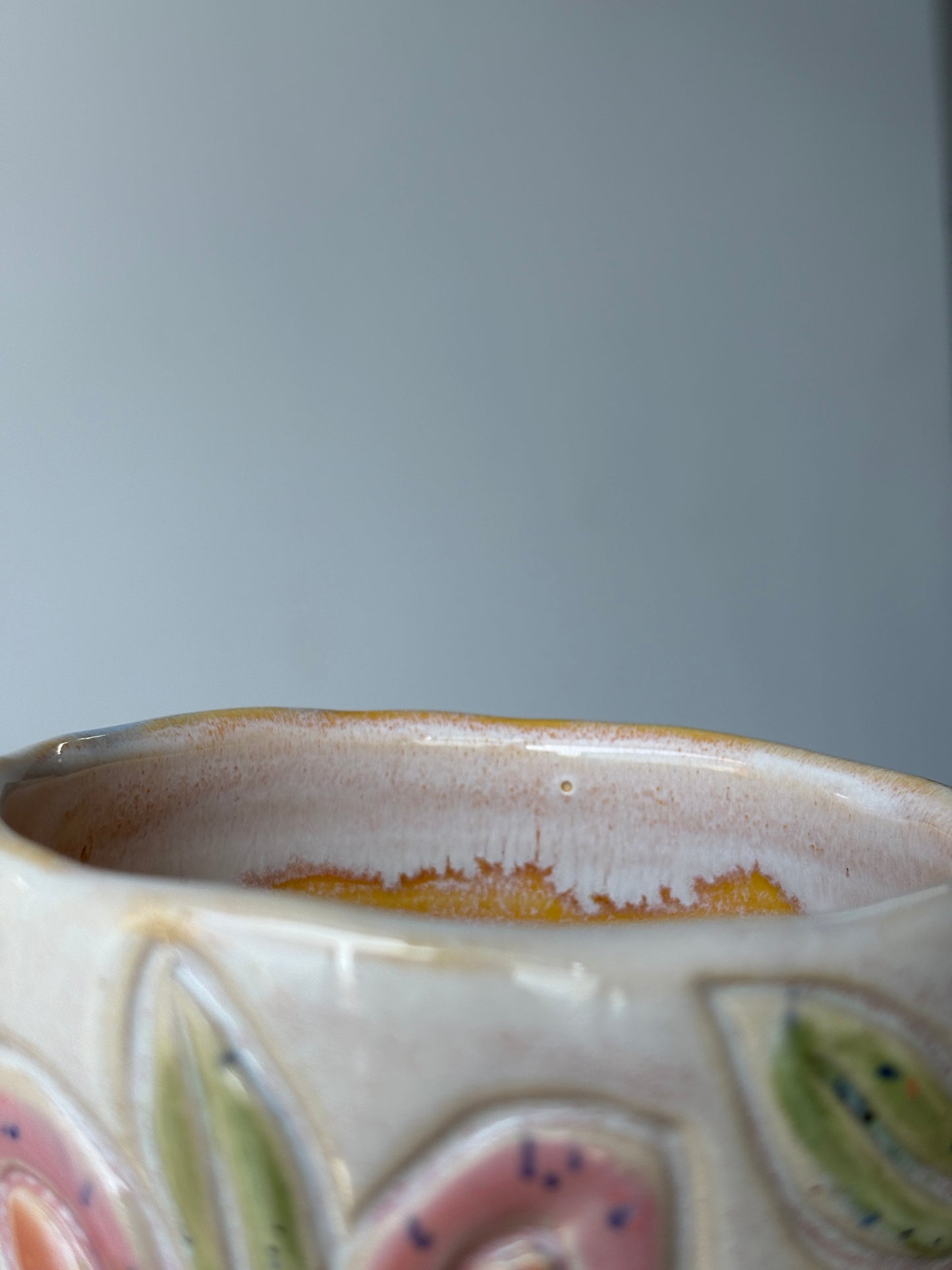 Bunga-Bunga Mug -Yellow Insides (1)