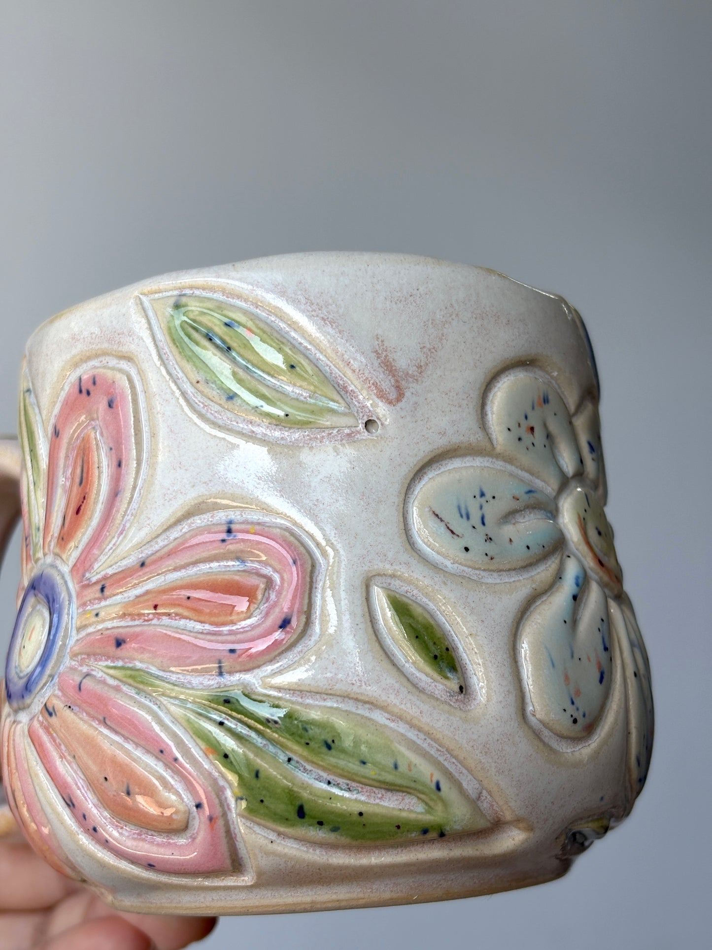 Bunga-Bunga Mug -Yellow Insides (1)