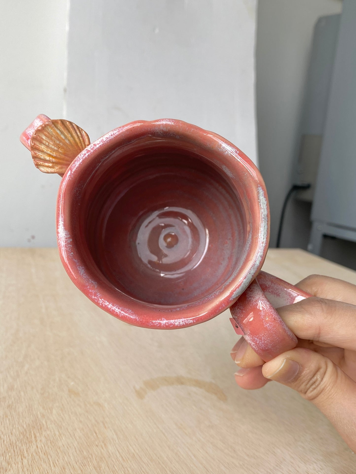 'Shell Pink' Double Handle Seabed Mug (7)