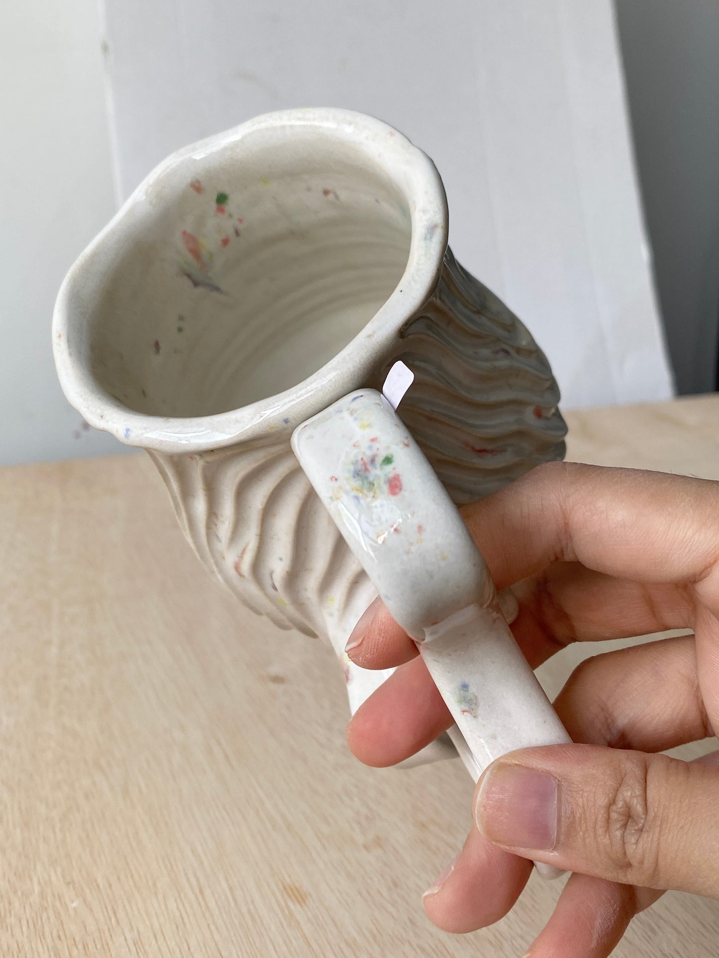 'Confetti White' Seabed Mug (2)
