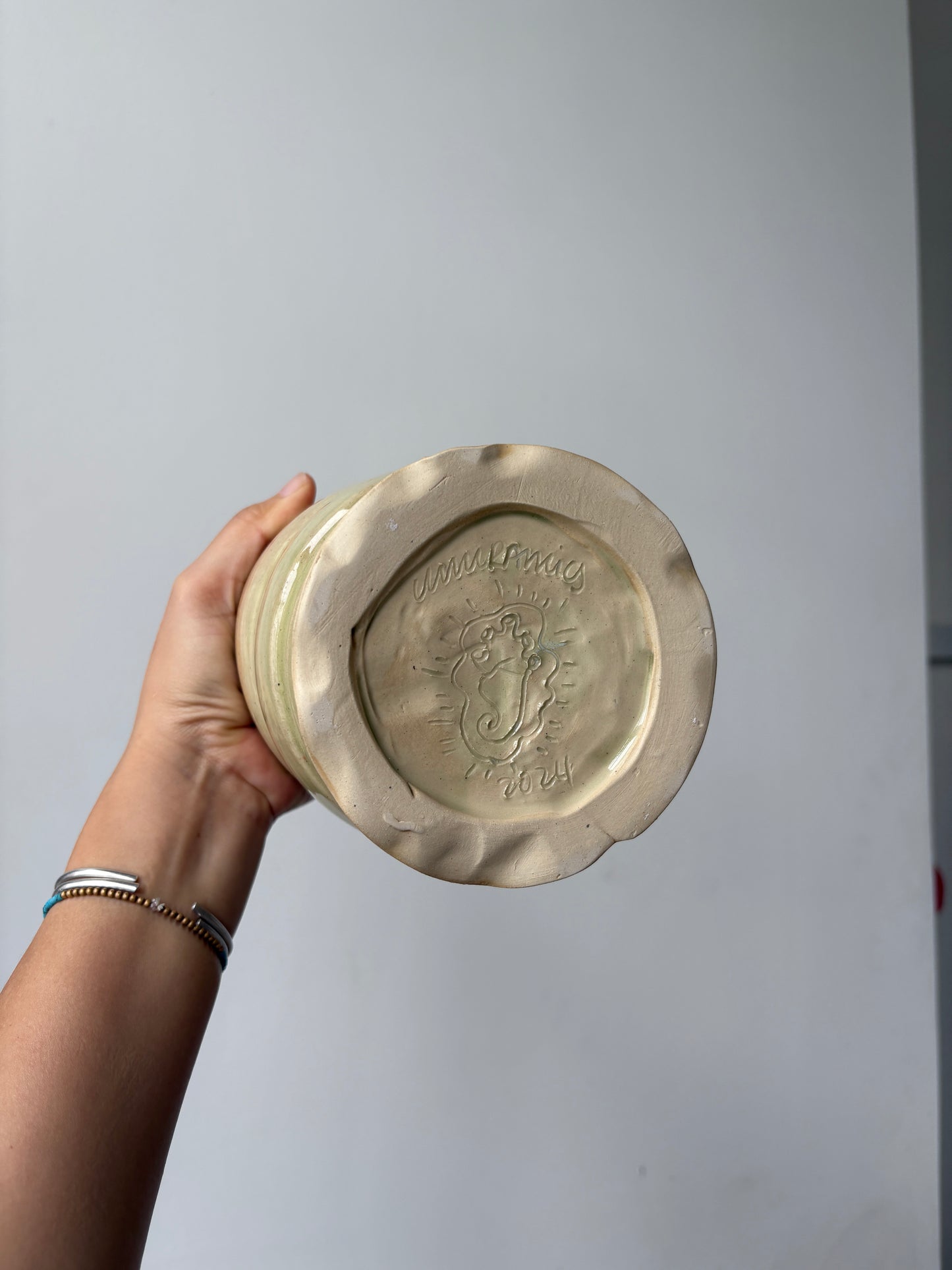 Beach Green Shell Vessel