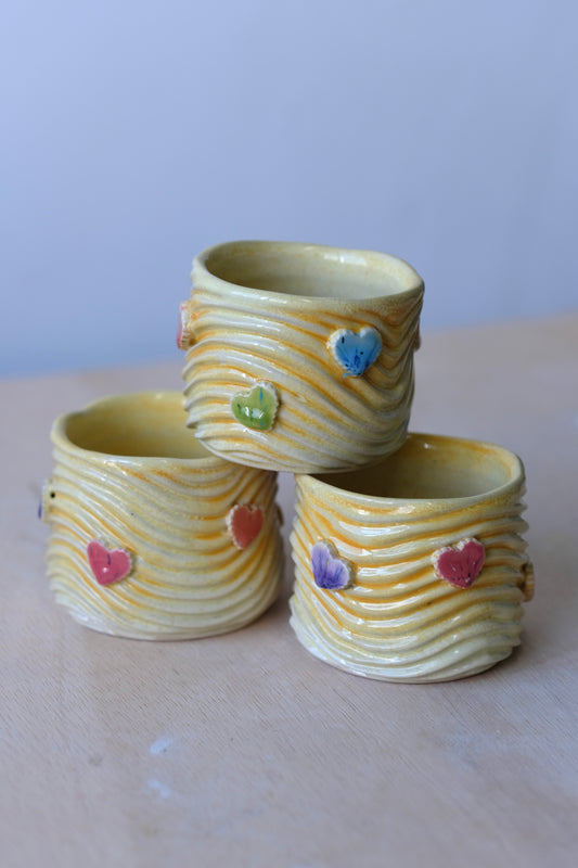 Gumdrop Hearts on Sunny Seabed Sipcups