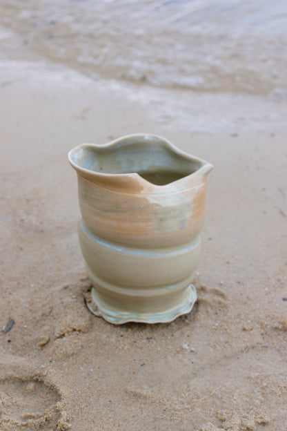Beach Green Shell Vessel
