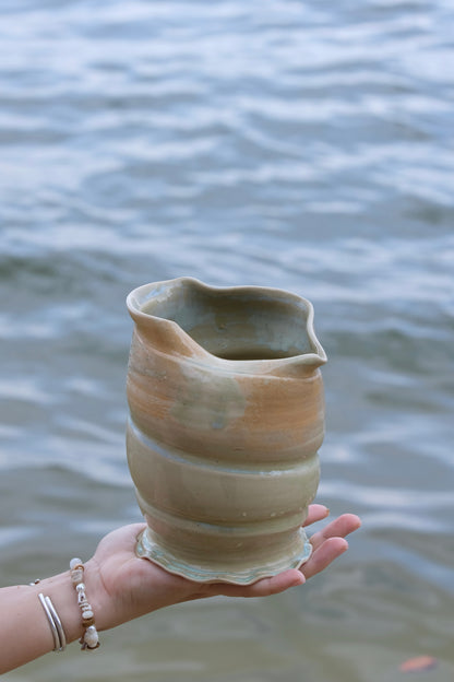 Beach Green Shell Vessel