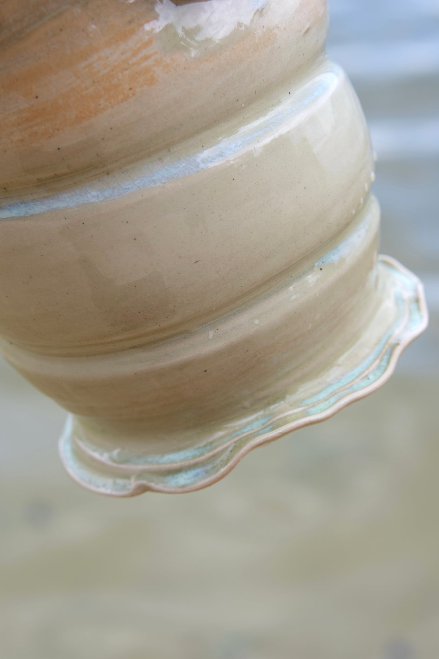 Beach Green Shell Vessel