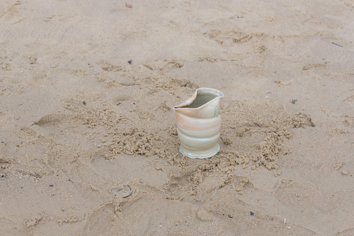 Beach Green Shell Vessel