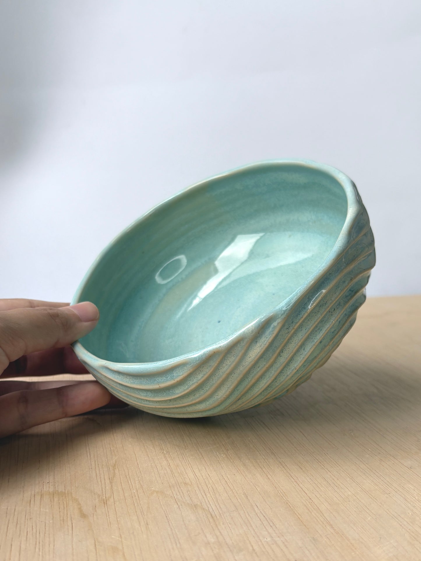Soft Blue- Seabed Bowl