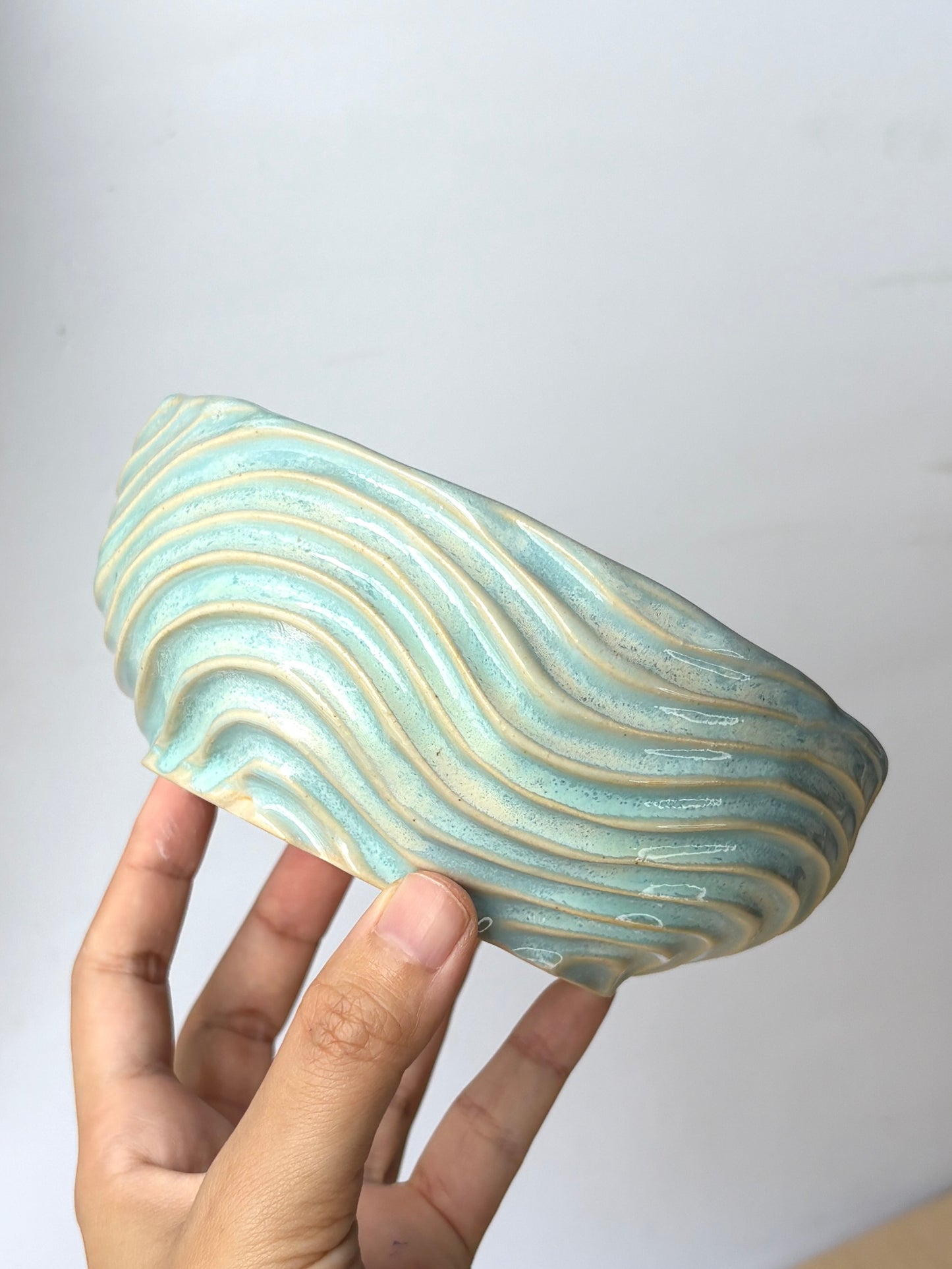 Soft Blue- Seabed Bowl