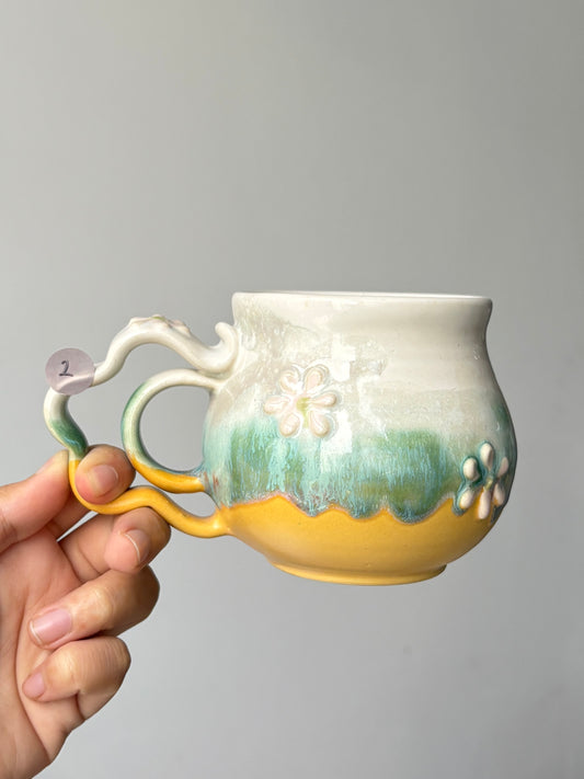 Daisy White- Bloom Mug (2)