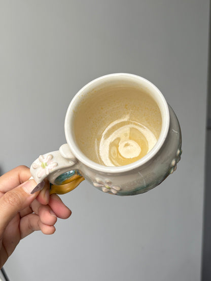 Daisy White-Bloom Mug (3)