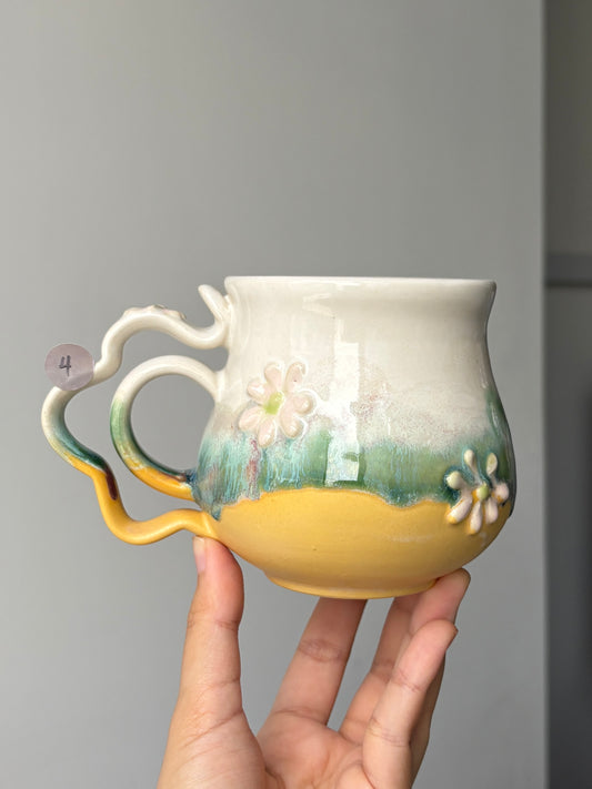Daisy White- Bloom Mug (4)