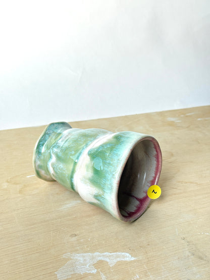 Shell Cup in Pink Moss (2)
