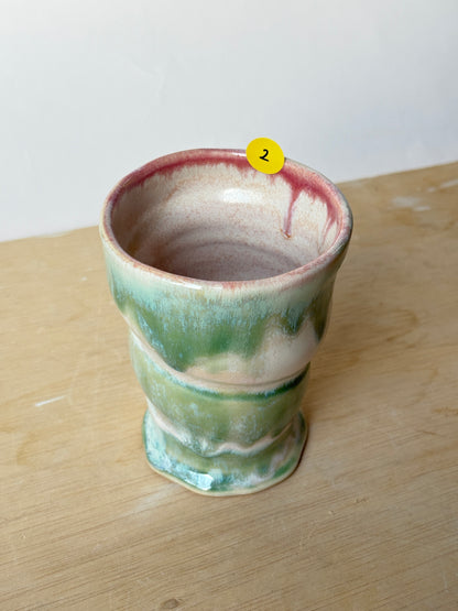 Shell Cup in Pink Moss (2)