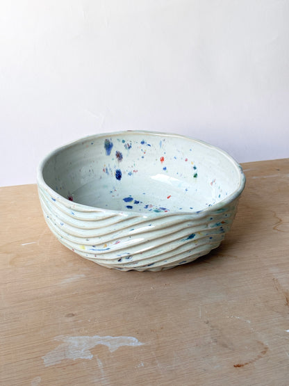 Seabed Confetti Dinner Bowl