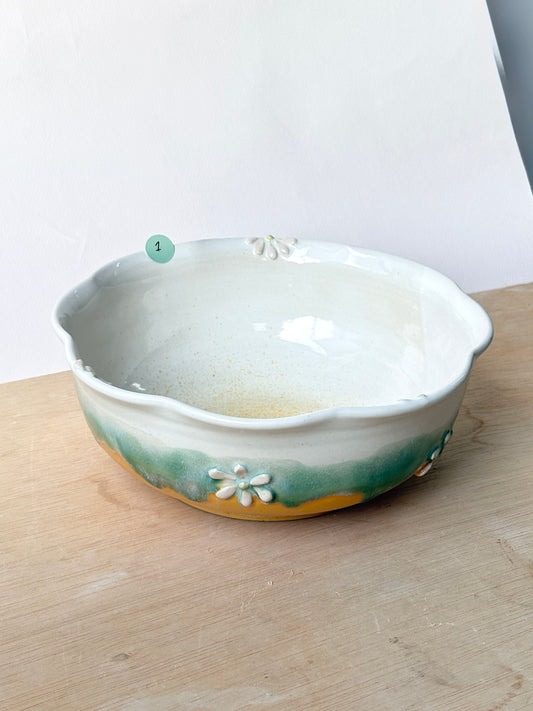 Bloom Dinner Bowl in Egg Yellow (1)
