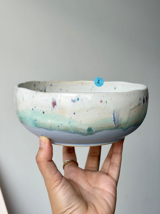 Normie Dinner Bowl in Confetti Blue (2)