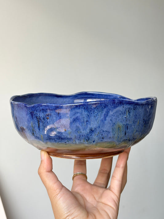 Normie Dinner Bowl In Blue Earth