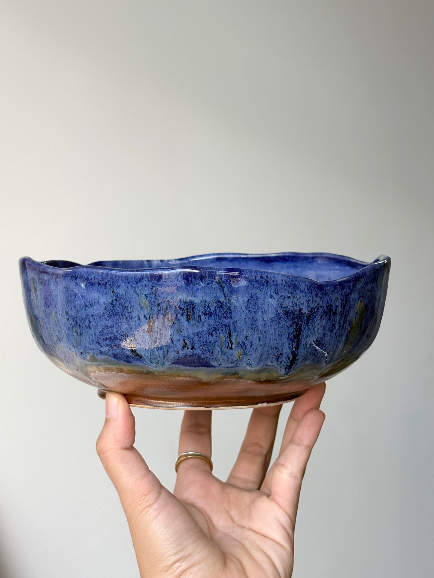 Normie Dinner Bowl In Blue Earth