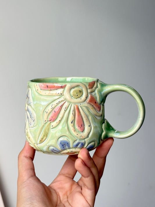 Bunga-Bunga in Mint Green