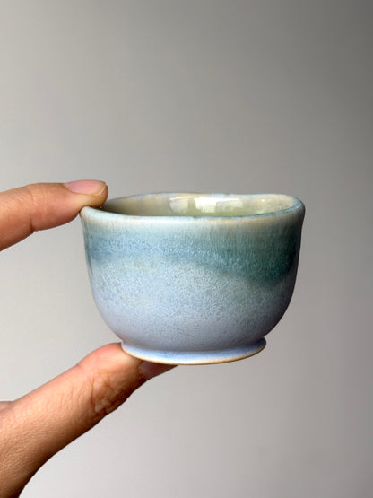 Powder Blue Sake / Tea Cup
