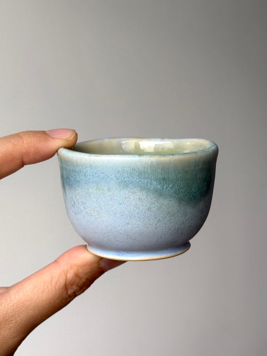 Powder Blue Sake / Tea Cup