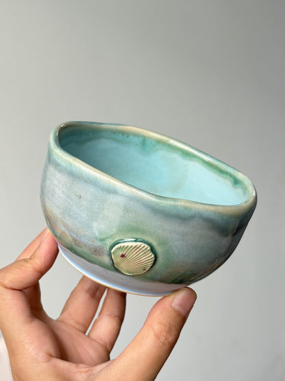Ricebowl with Shells (Blue)