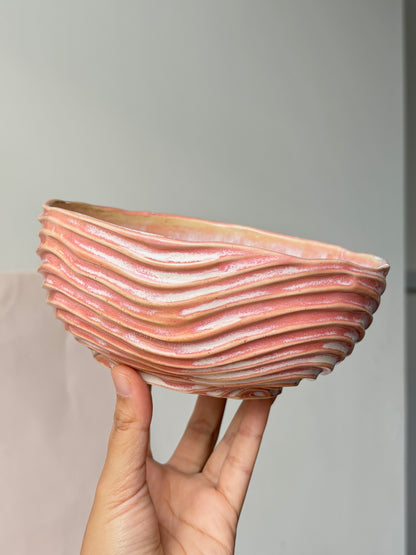 Shell Pink Seabed Dinner Bowl