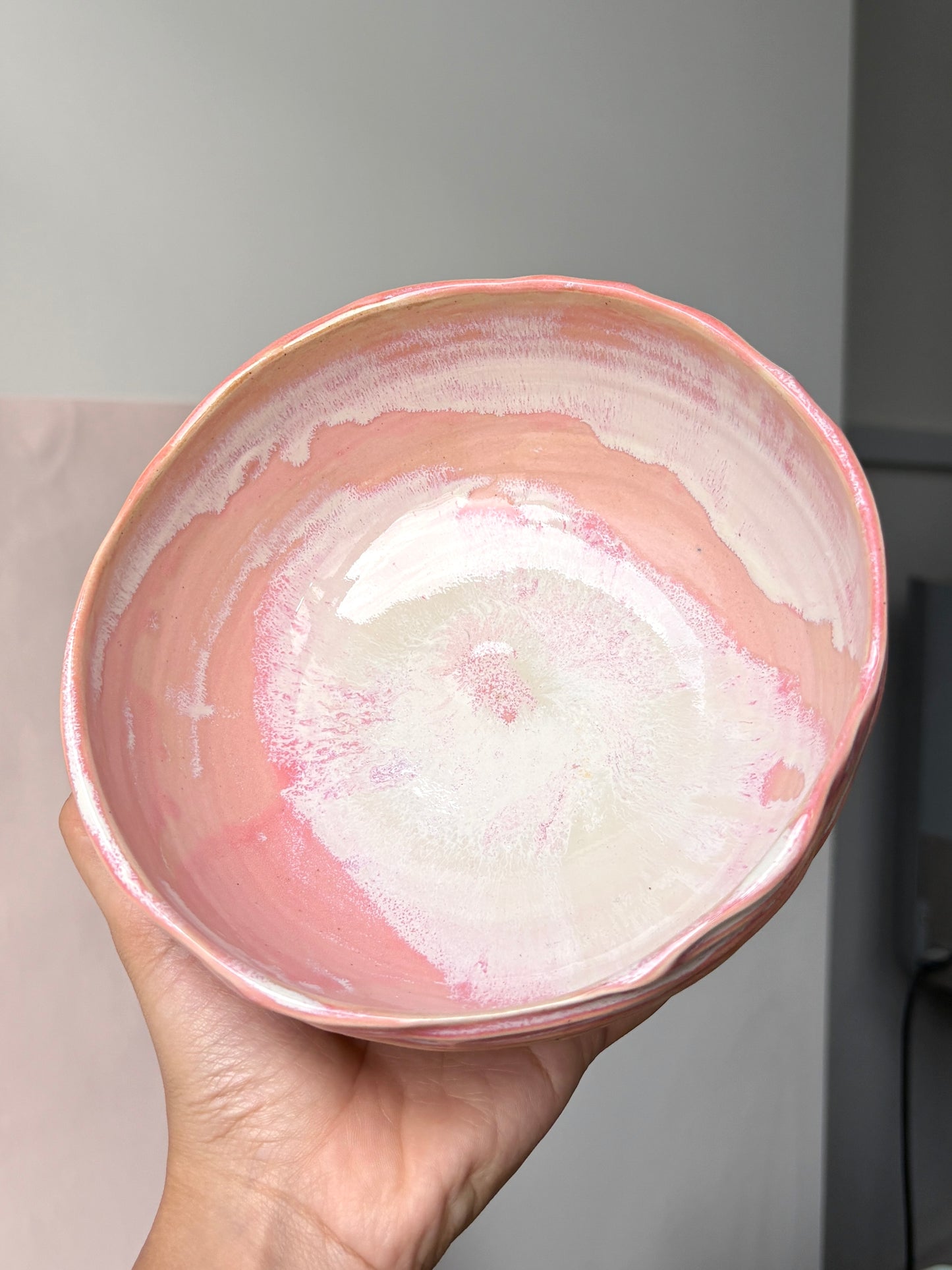 Shell Pink Seabed Dinner Bowl